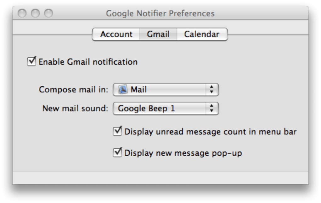 Gmail Notifier For Mac Download